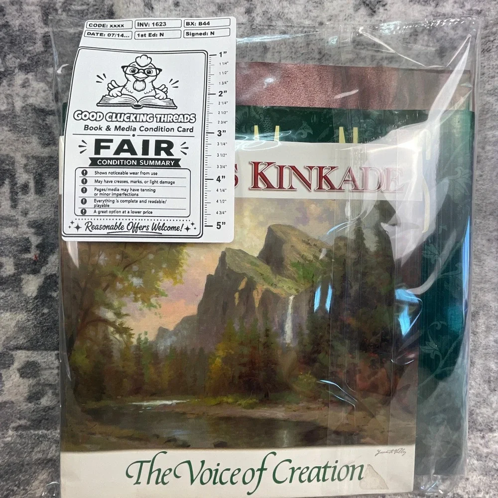 Christian Art‎ Book Lot Thomas Kinkade The Voice of Creation Max Lucado 3pk